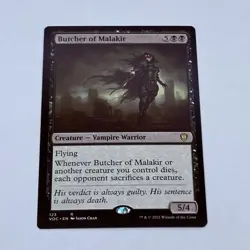 Butcher Of Malakir 123 Magic The Gathering Trading Card MTG Tc7 - Image 1