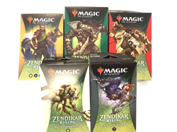 Magic the Gathering MTG ZENDIKAR RISING Theme Boosters x 5 - Image 1