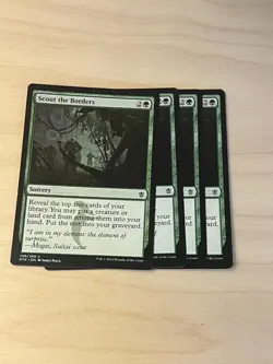 MTG - Scout the Borders - Khans of Tarkir #148 - Playset (X4) - Image 1
