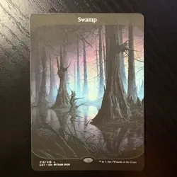 Swamp Land Regular MTG Unstable #214 LP - Image 1