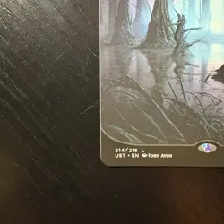 Swamp Land Regular MTG Unstable #214 LP - Image 4