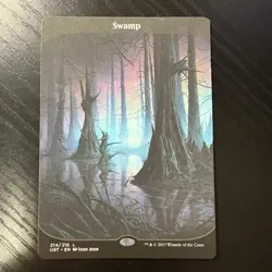 Swamp Land Regular MTG Unstable #214 LP - Image 1