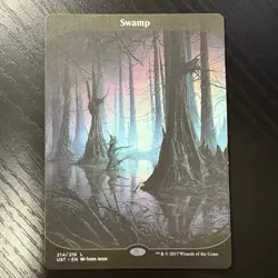 Swamp Land Regular MTG Unstable #214 LP - Image 1