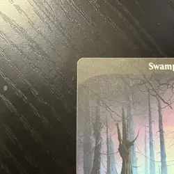 Swamp Land Regular MTG Unstable #214 LP - Image 2