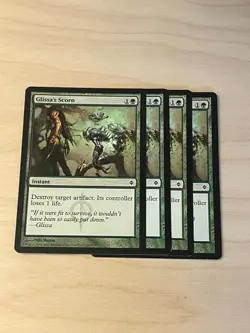 MTG - Glissa's Scorn - New Phyrexia #110 - Playset (X4) - Image 1
