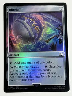 Blitzball | FOIL | NM | MTG | 0254 | FIN FFX Final Fantasy Magic the Gathering - Image 1