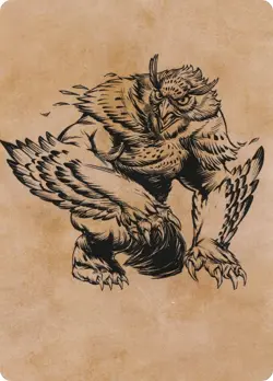 🧙Owlbear 76/81 Art Series AFR D&D Adventures In Forgotten Realms MTG - Image 1