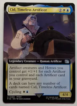 CID, TIMELESS ARTIFICER #480 FFXIV - Final Fantasy MTG Magic: the Gathering - Image 1