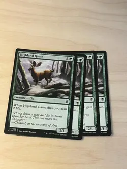 MTG - Highland Game - Khans of Tarkir #135 - Playset (X4) - Image 1