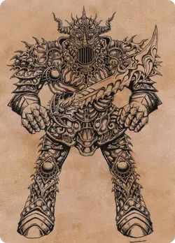 🧙Iron Golem 80/81 Art Series AFR D&D Adventures In Forgotten Realms MTG - Image 1