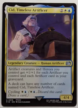 CID, TIMELESS ARTIFICER #216 FFXIV - Final Fantasy MTG Magic: the Gathering - Image 1