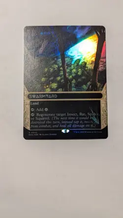 R 0042 Swarmyard Land FOIL Stellar Sights Edge of Eternities MTG Card BORDERLESS - Image 1