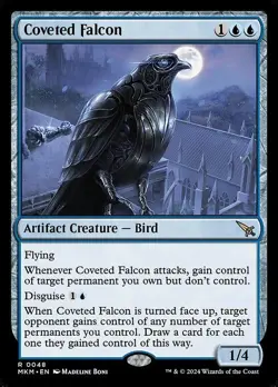 Coveted Falcon - Murders at Karlov Manor - MTG - LP - Magic - 48 - Image 1
