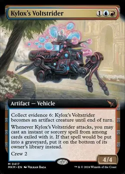 Kylox's Voltstrider (Extended Art) - Murders at Karlov Manor - MTG - LP - Magic - Image 1