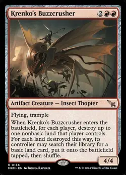 Krenko's Buzzcrusher - Murders at Karlov Manor - MTG - LP - Magic - 136 - Image 1