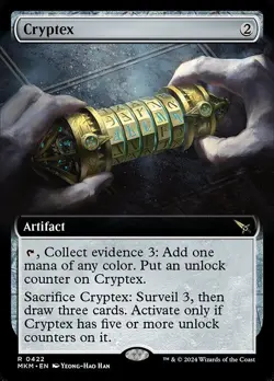 Cryptex (Extended Art) - Murders at Karlov Manor - MTG - LP - Magic - 422 - Image 1