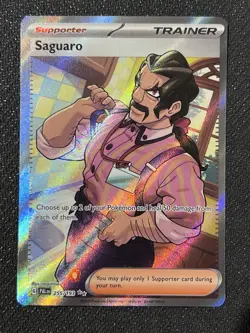Saguaro 255/193 Ultra Rare Full Art Holo - Paldea Evolved Pokemon TCG - Image 1
