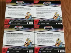 X4 Pokemon Prismatic Evolutions Poster Collection Box Lot Of 4 Sealed 12 Packs - Image 2