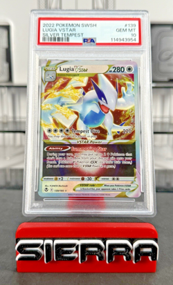LUGIA VSTAR 2022 POKEMON SWORD & SHIELD SILVER TEMPEST #139 PSA 10 - Image 1