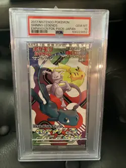 2017 Nintendo Pokemon Shining Legends Japanese Foil / Booster Pack PSA 10 - Image 1
