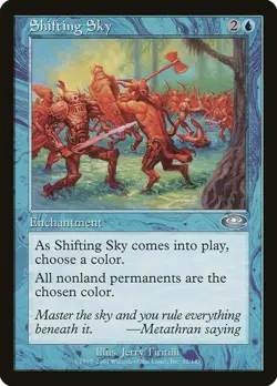 1x Shifting Sky - LP- Invasion Block - SPARROW MAGIC mtg - Image 1