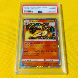 Psa10 Gem Mint Charizard/R/Takeru Touki/Sm9 2018 Charizard 013/095 Pokemon Cards - Image 1