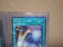 ×2 Yugioh! Hyper Galaxy - KICO-EN021 - Collector's Rare - 1st Ed. Near Mint, Eng - Image 5