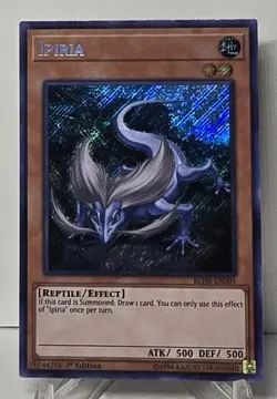Ipiria BLHR-EN001 Secret Rare 1st Edition Yugioh TCG NM/M - Image 1