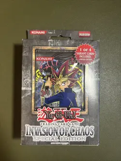 2004 Yugioh Invasion Of Chaos Special Edition Box Bundle Sealed - Image 1