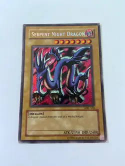 Yugioh Serpent Night Dragon MRL-103 Secret Rare Original Print HP (4) - Image 1