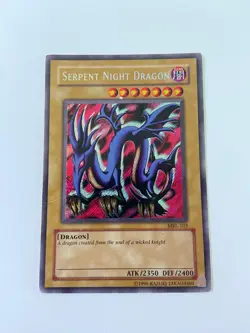 Yugioh Serpent Night Dragon MRL-103 Secret Rare Original Print HP (3) - Image 1