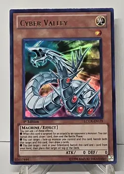 Cyber Valley LCGX-EN179 Ultra Rare 1st Edition Light Yugioh TCG NM/M - Image 1
