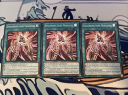 Yugioh Succumbing-Song Morganite x3 Super Rare ROTA-EN065 Near Mint - Image 1