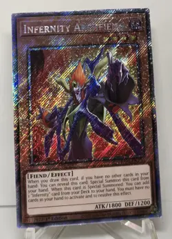Infernity Archfiend RA03-EN220 Quarter Century Secret Rare 1st Edition Yugioh NM - Image 1