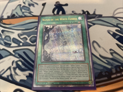 Yugioh Witch of the White Forest Quarter Century Secret Rare ALIN-EN058 Near Min - Image 1