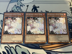 Yugioh Ash Blossom & Joyous Spring x3 Secret Rare MP22-EN257 Near Mint - Image 1