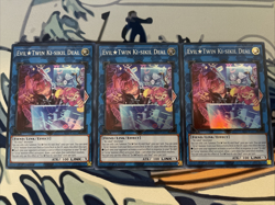 Yugioh Evil Twin Ki-Sikil Deal x3 Super Rare ALIN-EN052 Near Mint - Image 1