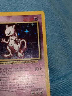 Mewtwo 10/102 Base Set Holo Pokemon Card Very Good Condition! WOTC - Image 4