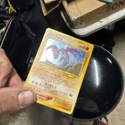 POKEMON CARD JAPANESE - AERODACTYL 142 HOLO NEO 3 PLAYED - Image 1