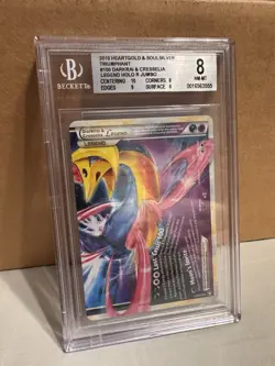 Pokemon TCG Darkrai Cresselia Legend Triumphant Holo Card 100/102 - Image 1