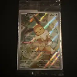 SVP173 Eevee Black Star Promo Card Prismatic Evolutions Pokemon TCG SEALED - Image 1