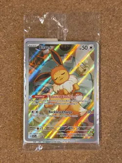 SVP173 Eevee Black Star Promo Card Prismatic Evolutions Pokemon TCG SEALED - Image 1