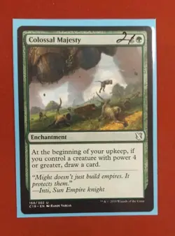 Colossal Majesty #158 (NM) Commander 2019 C19 Magic MTG - Image 1