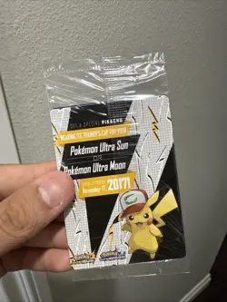 POKEMON PROMO CARD - SUN AND MOON - SM108 ASH'S PIKACHU (SEALED) *see photos - Image 2