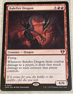 Balefire Dragon Commander Masters Regular Card Magic the Gathering - Image 1