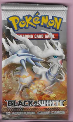 Pokemon "Black and White" 10-Card Sealed Booster Pack (Reshiram) X1 - Image 1