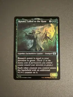 Mtg. Renata, Called to the Hunt. #158 Halo Foil. March Of The Machine. Nm - Image 1
