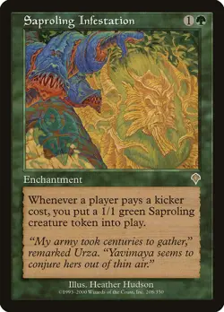1x Saproling Infestation - LP- Invasion Block - SPARROW MAGIC mtg - Image 1