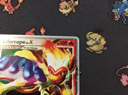 Pokemon TCG Infernape LV. X DP10 Black Star Promo Pokemon Card - Image 4