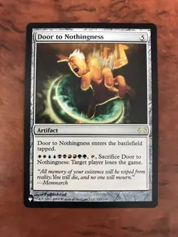 Door to Nothingness The List MTG Magic the Gathering Card NM Mint Planechase - Image 1